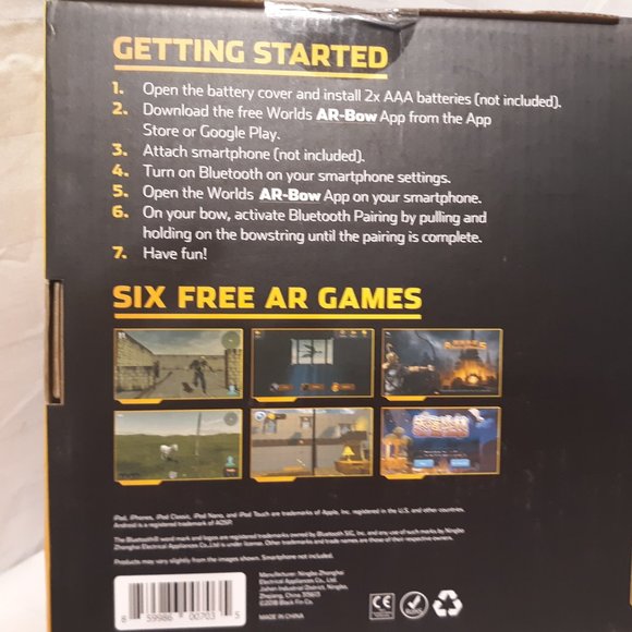 ( Listing # 23 ) WORLDS - AR- AUGMENTED REALITY GAMING BOW EDITION - Picture 4 of 6